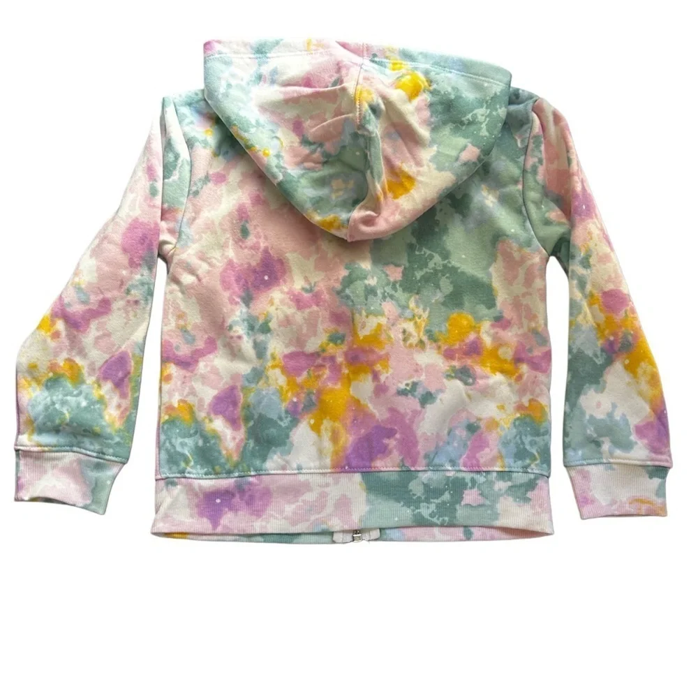 Cat & Jack Multicolor Tie-Dye Hoodie - Picture 2 of 4